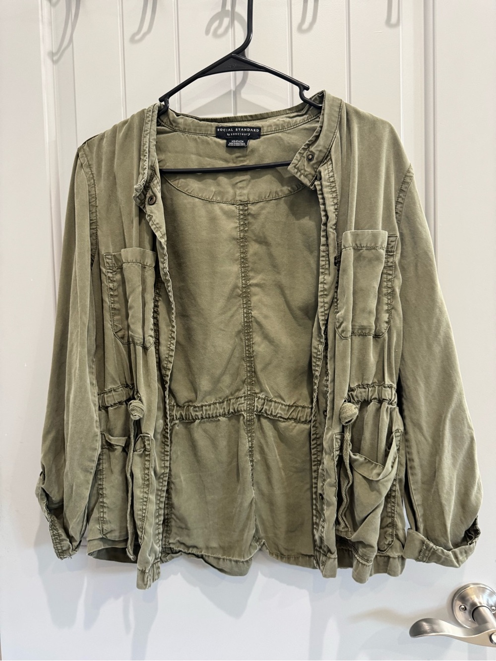 Sanctuary Olive Green Utility Jacket
